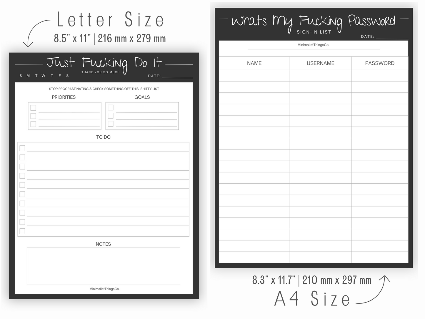 Digital Planner Printable - Ultimate Bundle