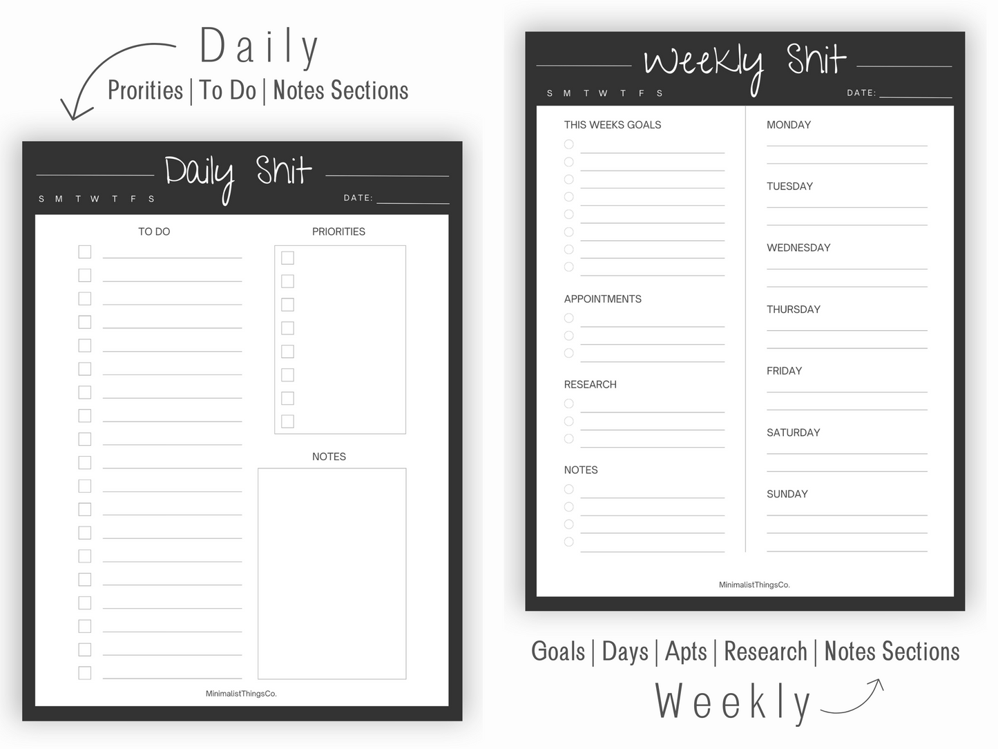 Digital Planner Printable - Ultimate Bundle